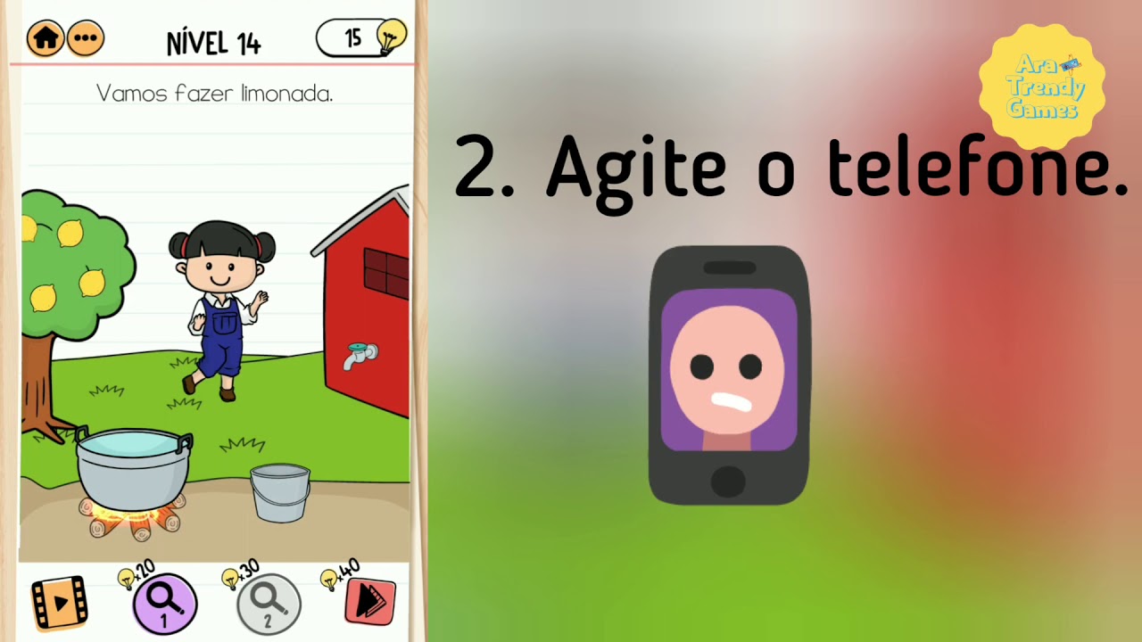 Brain Test 2: Tricky Stories - A Fazenda Da Emilia Em Português Níveis 1 - 21 Walkthrough