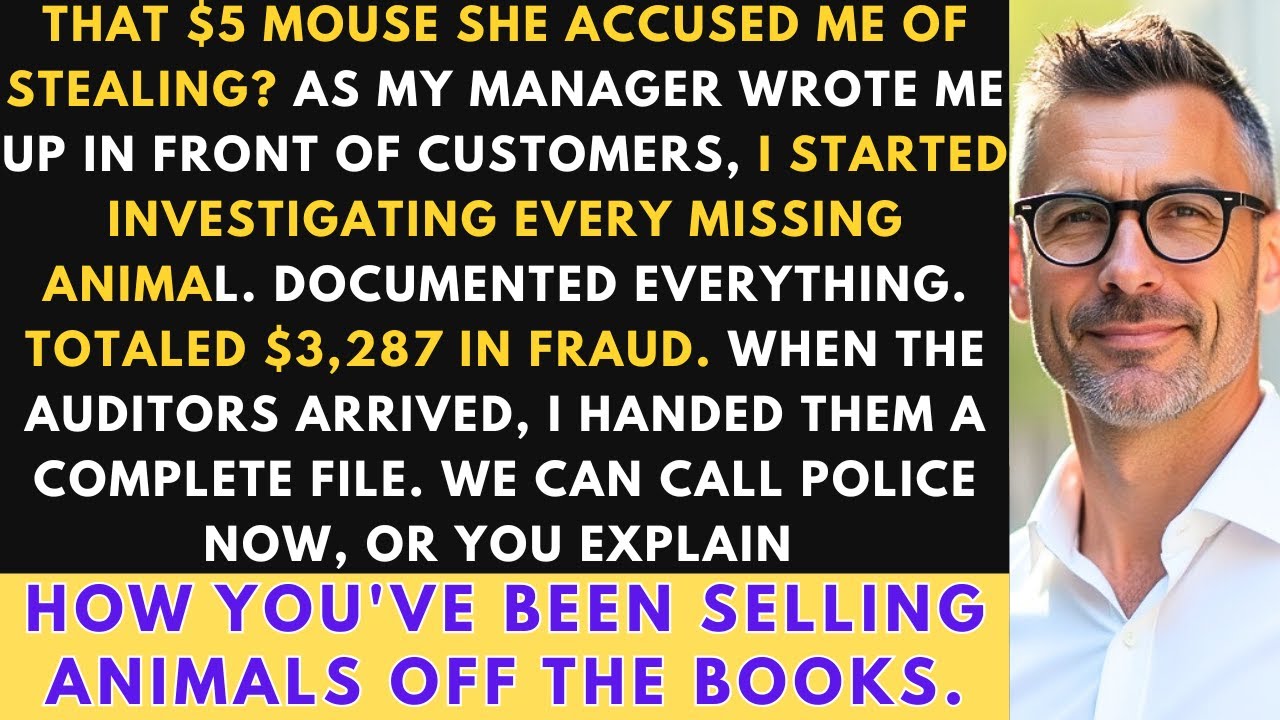 Everyone in the store called me the mouse thief, and I let them. For weeks, the new manager made my life hell, wrote me up for nothing, and humiliated me in front of the whole staff. She thought...
