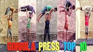 Wwe Top 10 Gorilla Press Slam Lift Carry Wwe Moves At Home Beast Twins Brother Wwe India