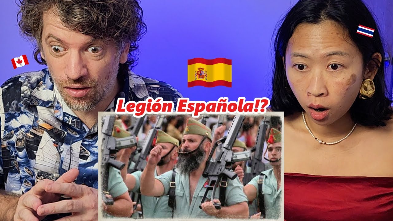 FIRST TIME REACTING to Desfile de la Legión ESPAÑOLA - ESTO ya está a otro nivel 😱