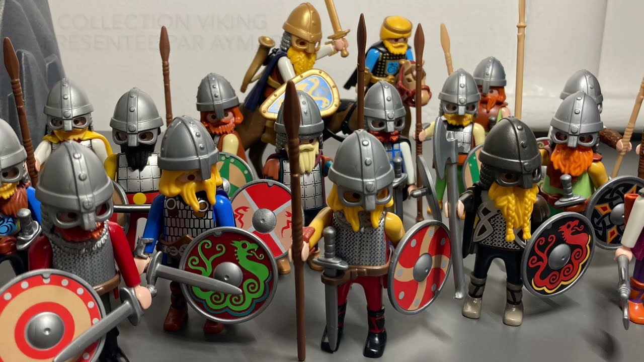 Figurines PLAYMOBIL Viking / Gaulois / Barbare - Lot Occasion, Pour Jeu Ou Collection