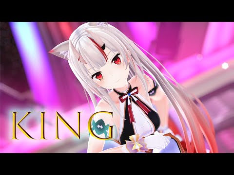 【hololive MMD／4K／60FPS】百鬼あやめ【KING ／ 百鬼あやめ cover】#百鬼絵巻
