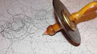 Gyrograph: antique drawing spinning top Gyrograph: antique drawing spinning top