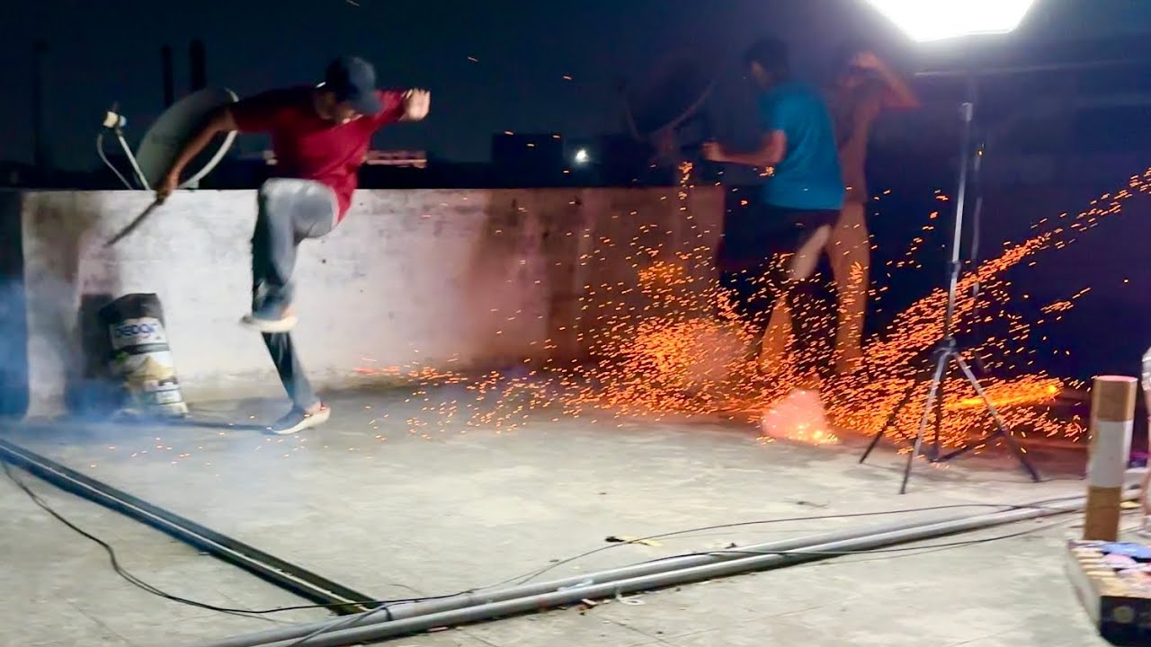 Diwali Rocket Blast On Camera Man Gone Wrong 😱 - YouTube