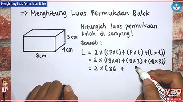 Cara Menghitung Luas Permukaan Balok