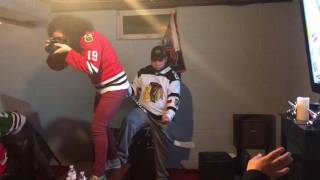 Blackhawks Fans' Mannequin Challenge
