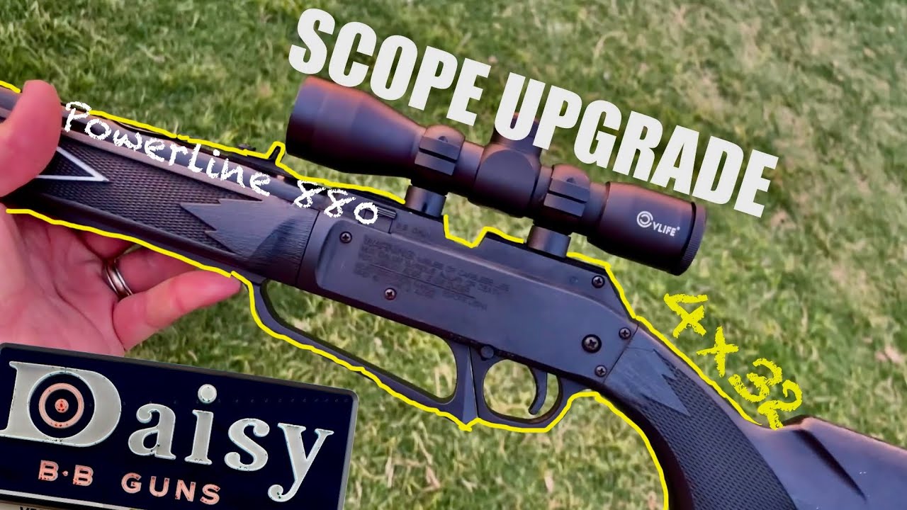 Installing the CVLife 4x32 Scope on a Daisy Powerline 880 Multi Pump Action Air Rifle (EASY UPGRADE)