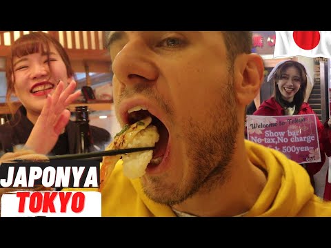 Japonya'da İlk Günüm! Tokyo Sokakları, İlginç Japon Yemekleri!-67