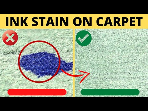 Easy Solutions  to Get Ink Out of Carpet With Vinegar - House keeper