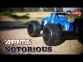 ARRMA Notorious 6S BLX first run on 4S & 6S - Stock