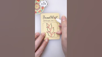 #foundabout  How to draw by Eva Wu Zentangle tangle pattern 禪繞畫 圖樣 #shorts