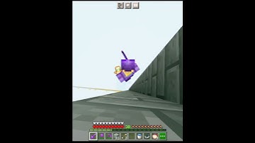 Slime block MLG from world height limit//#Minecraft//#shorts👍👍.