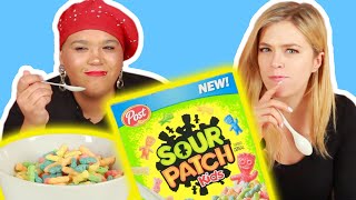 People Try The New Sour Patch Kids Cereal