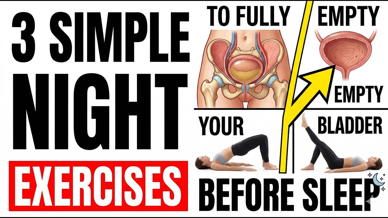 3 Simple Night Exercises to Fully Empty Your Bladder Before Sleep - YouTube