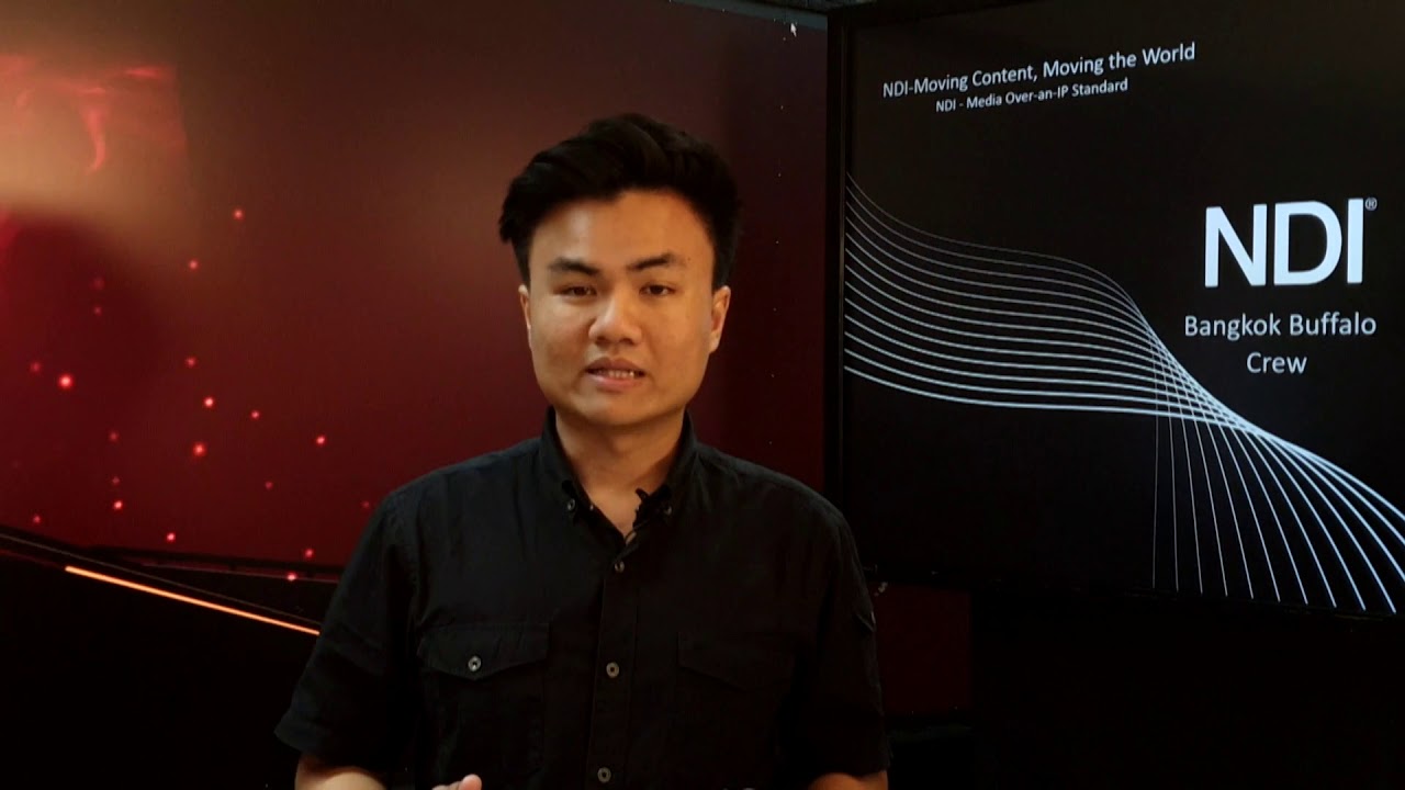 NDITV - Bangkok Buffalo Crew use NDI & Zoom for Video conferencing on a Massive Scale