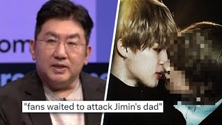 He Said This'll End BTS! Jimins Dad Got THR*EATS As Jimin KISSES Man Before Enlist Bang PD SPOKE!