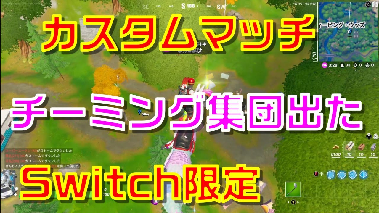 フォートナイト Switch限定カスタムマッチ デュオ Youtube