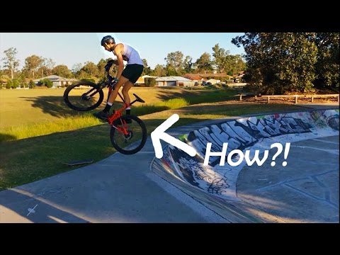 SKATEPARK ON A MOUNTAIN BIKE?! - YouTube