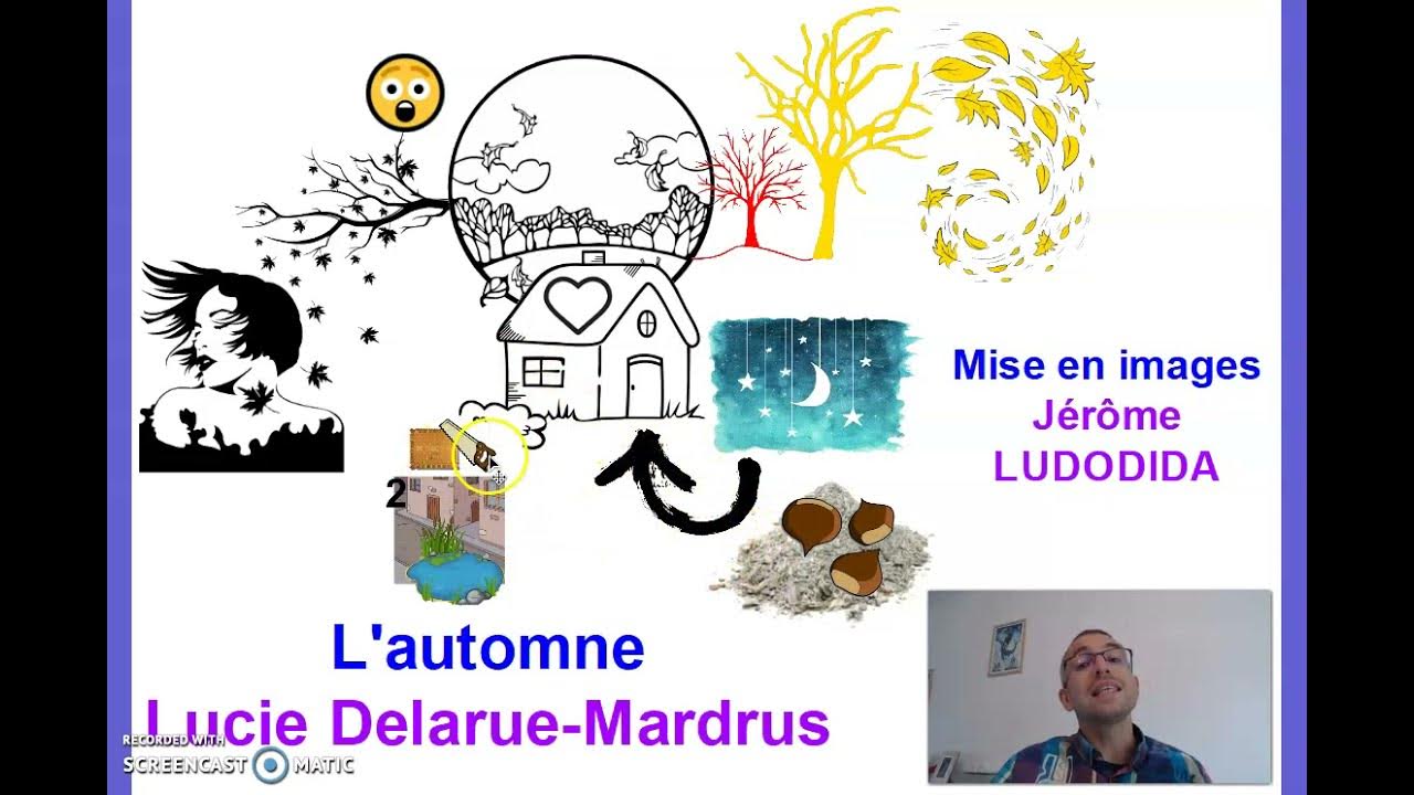 Dessin Poesie L'automne Lucie Delarue Mardrus