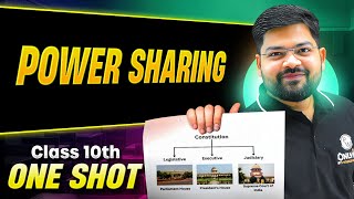 POWER SHARING in 1 Shot: Full Chapter (Theory + PYQs) with Handwritten Notes | Class 10th Board CBSE