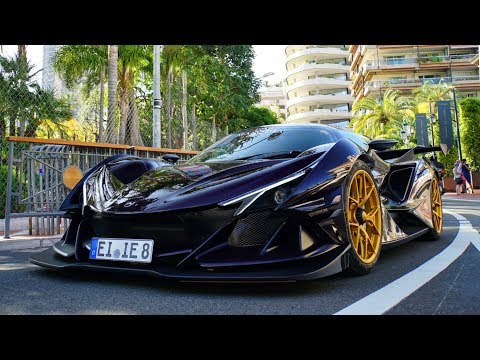 Apollo IE Hypercar driving on road in Monaco!