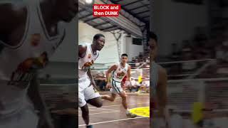Halimaw! Block and then Dunk. Nice One!! #basketball #basketballshorts #highlights