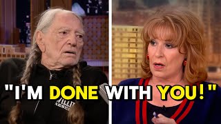 Joy Behar QUITS The View After HUMILIATING Argument With Willie Nelson