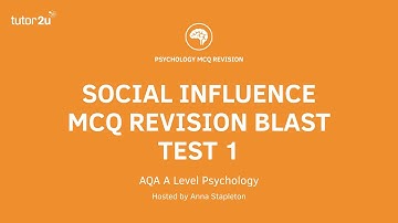 Social Influence: MCQ Revision Test 1 for AQA A Level Psychology
