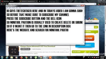 HOW TO INSTALL MINITOOL PARTITON PRO 9.1 For FREE!!