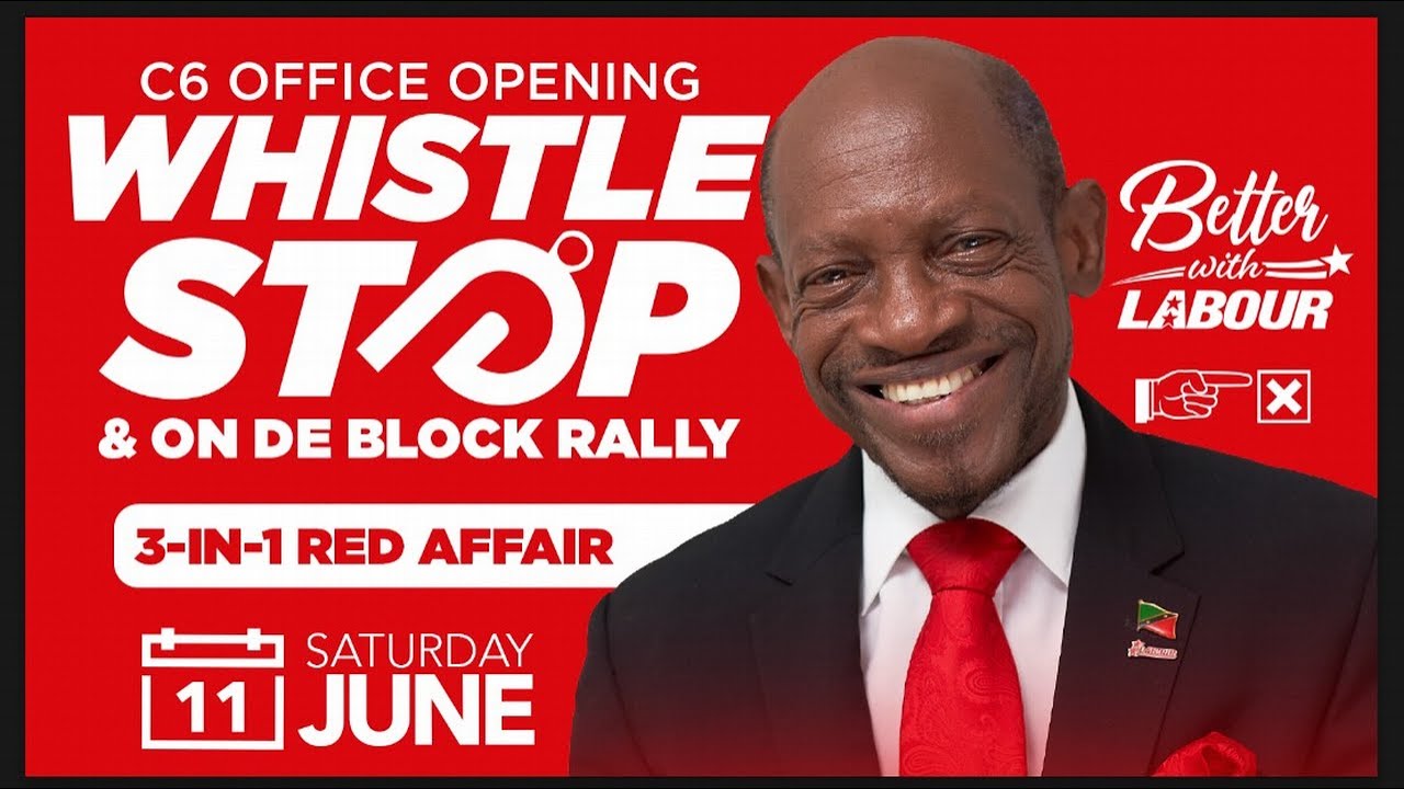 St.KittsNevis Labour Party On the Block Rally in number 6 Newton