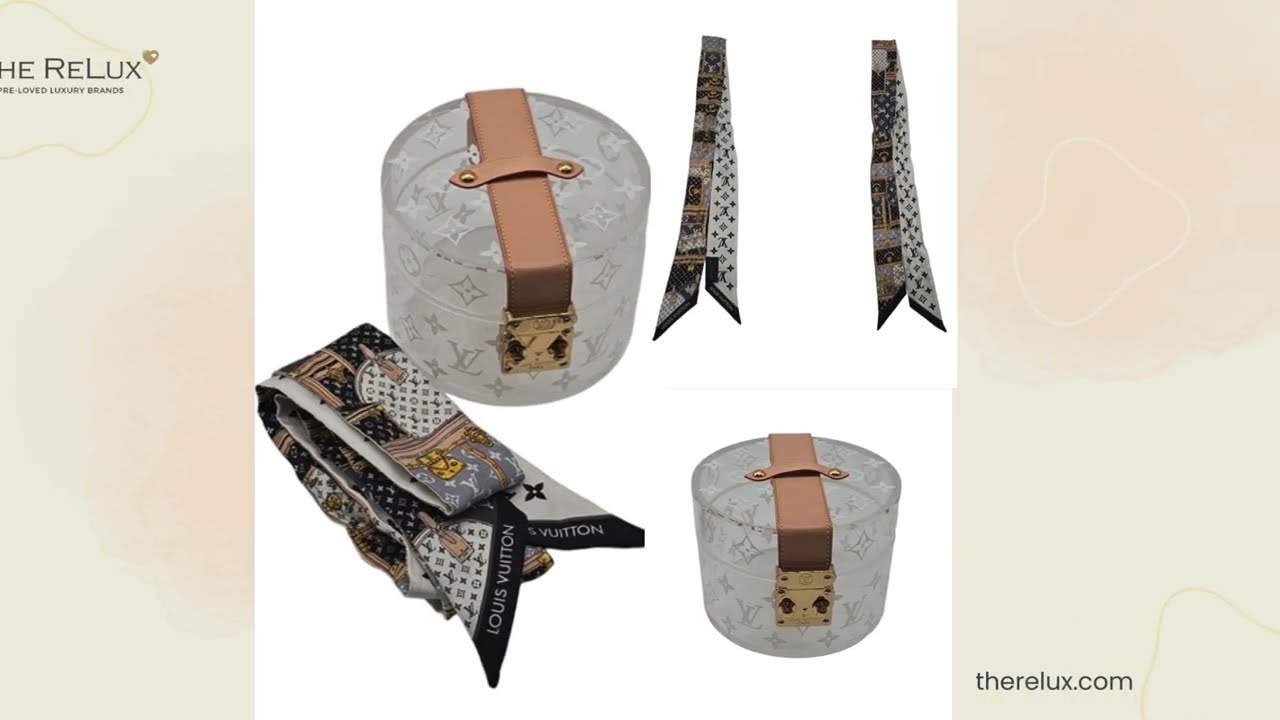 Louis Vuitton Let’s Go BB Bandeau & Transparent Plexiglass Scott Box | The Relux