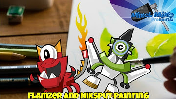 Flamzer and niksput painting.