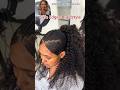 This protective hairstyle is 🔥 Fulani braids and hair bun in it's glory
