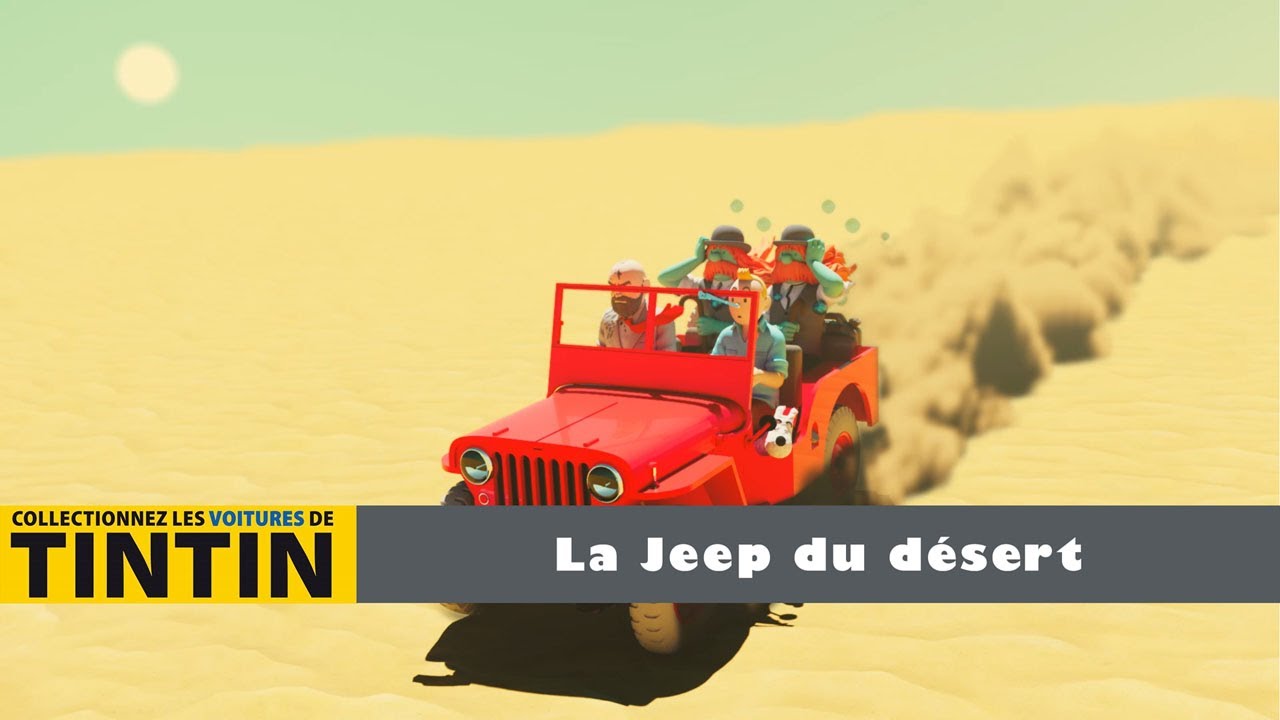 La Jeep de Tintin au Pays de l' Or Noir - Willys MB 1943