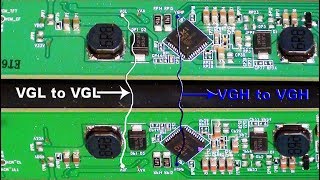 Led tv panel repairing  bypass method with another Tcon.