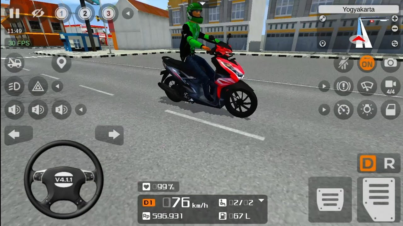 Bussid Mod Kang Ojol Kecelakaan Maut Nabrak Trotoar ~ Bus Simulator Indonesia