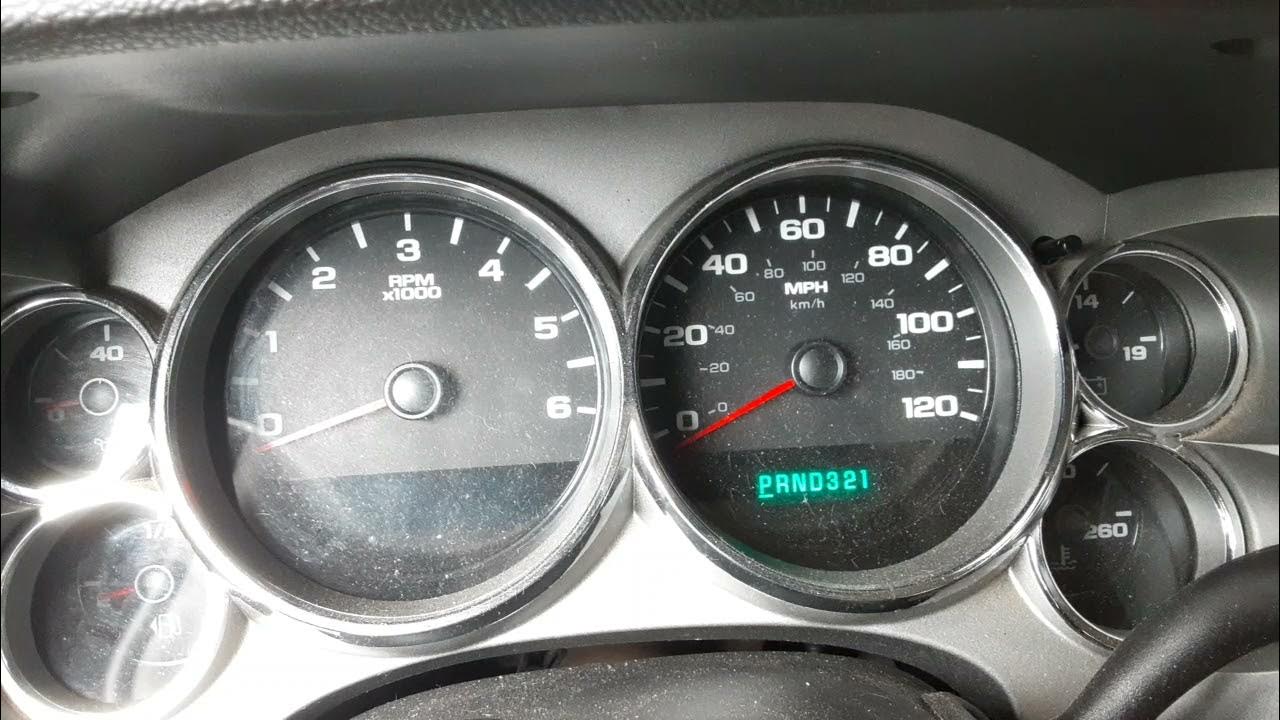 2007 Chevy Silverado dashboard startup - YouTube