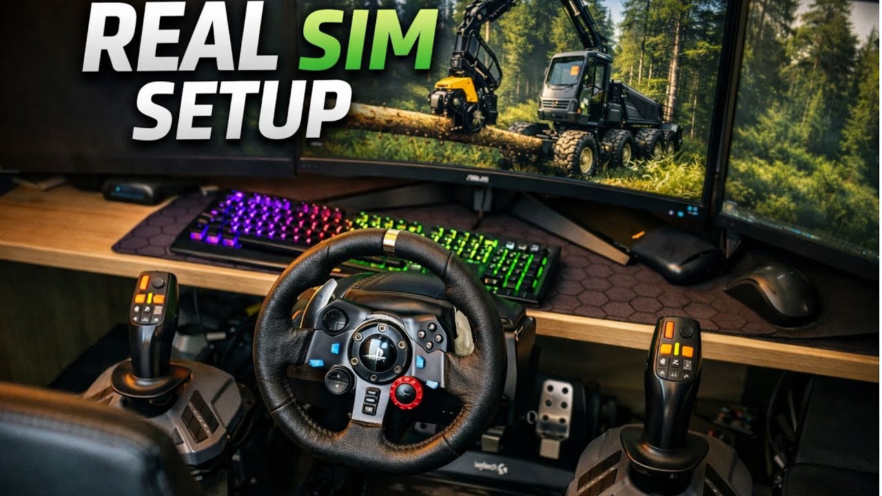 This Is My REAL Gaming Setup for Heavy Machinery Simulator Games 🎮🚜 ...