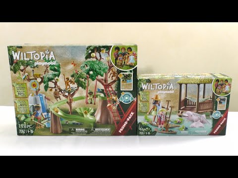 Playmobil unboxing : Wiltopia, the collectible animals (2022