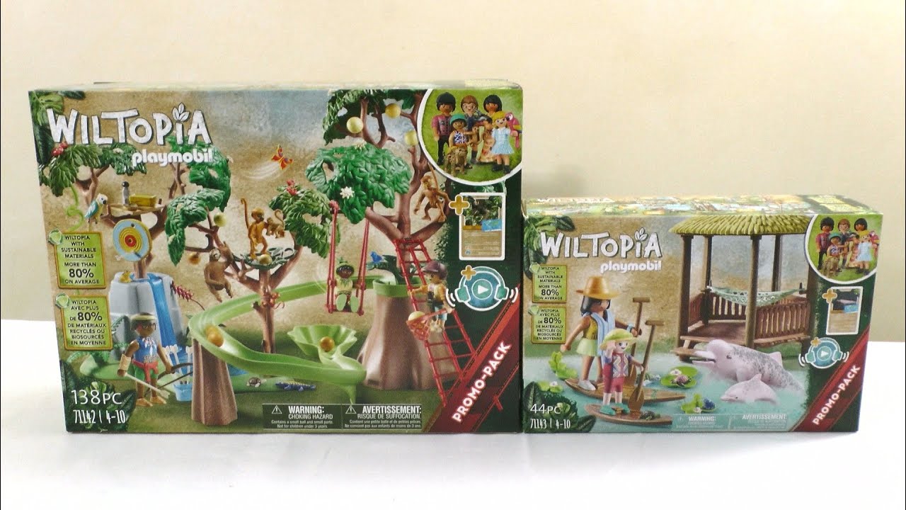 Playmobil unboxing : Wiltopia, the tropical forest (2023) - 71142, 71143 -  YouTube