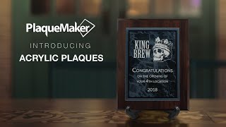 Marbled Acrylic Plaques - PlaqueMaker.com