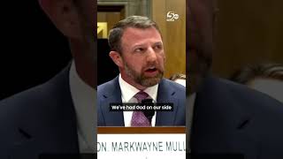 Markwayne Mullin gets emotional during opening statement at DHS confirmation hearing