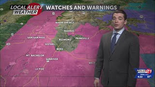 On-and-off snow and cold temperatures tonight