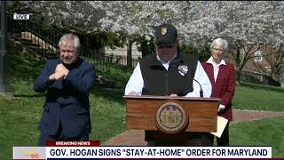 Gov. Hogan signs ‘stay-at-home’ executive order for Maryland amid coronavirus outbreak| FOX 5 DC