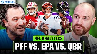 NFL QB Analytics: The Difference in PFF vs. EPA vs. QBR