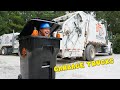 Garbage Trucks with Handyman Hal | Trash pickup with Garbage Truck