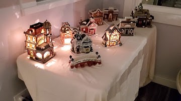 lightshowpi Christmas village (test run 1)