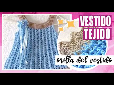 👗✨ Knit the Most Beautiful Dress for a Little Girl (1 Year Old) | Easy, Elegant, and Adjustable t...