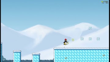 SuperTux 0.4.0 Welcome to Bonus Island 4 reverse 6 times speed