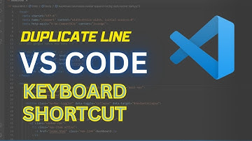 Duplicate Line  Copy Line Down  VS Code Keyboard Shortcut | Mr Creation